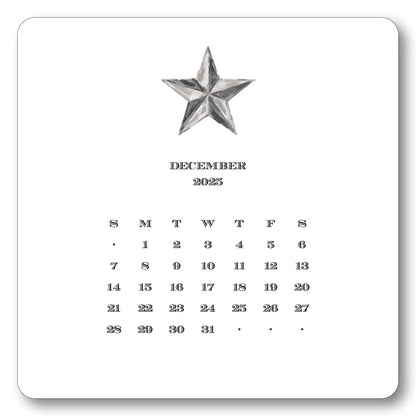 2025 Texas Calendar with Easel