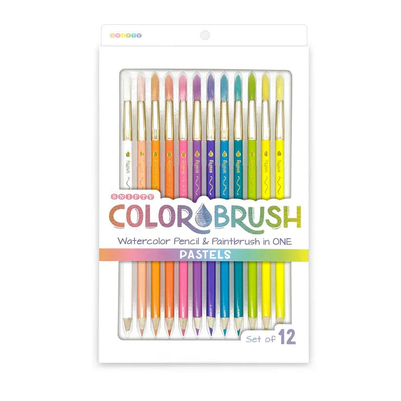 Colorbrush Pastel Watercolor Pencil + Paintbrush