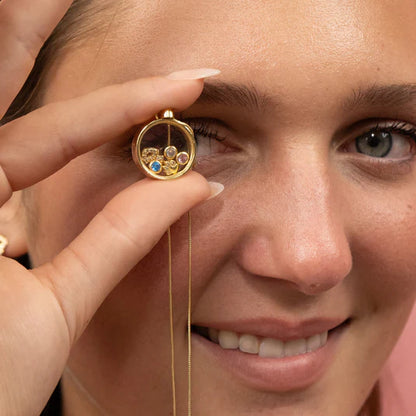 Build Your Own Locket, Floating Locket With Dainty Chain