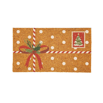 Christmas Postcard Coir Mat