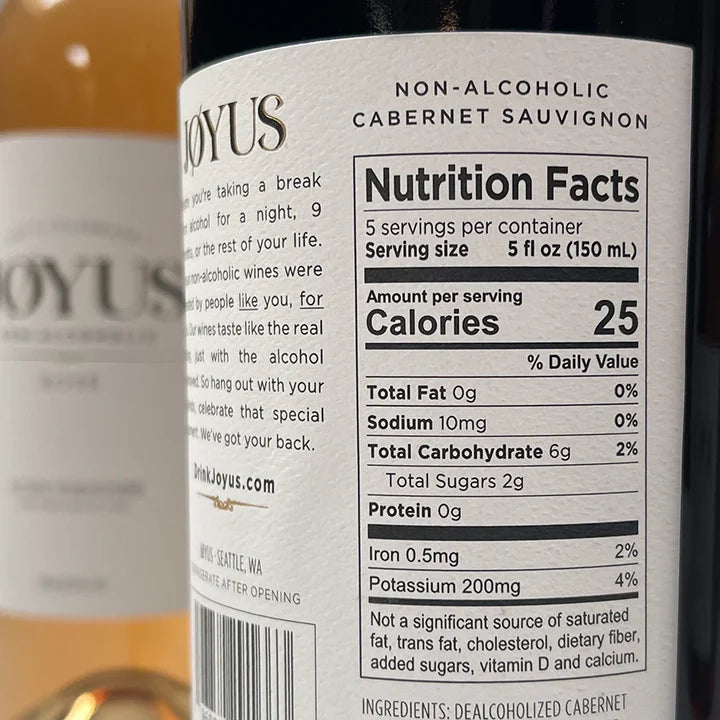 Jøyus Non-Alcoholic Cabernet Sauvignon - 750ml