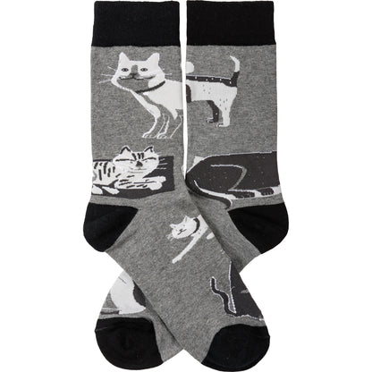 Cat And Dog Socks