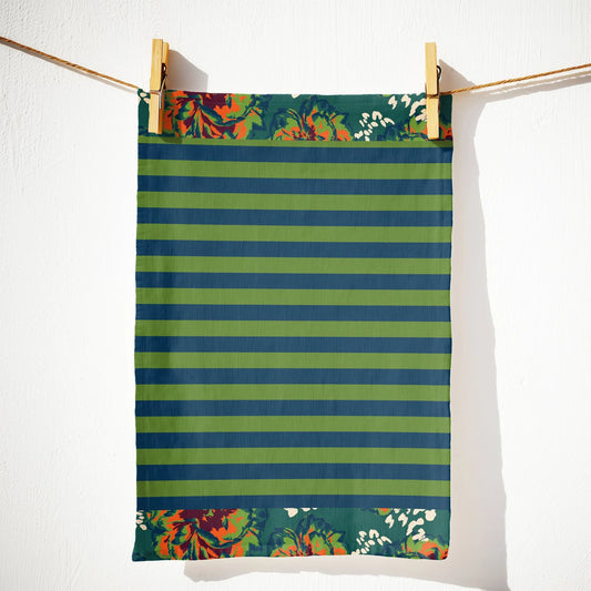 Lynette Reed Floral Tea Towel - Celia