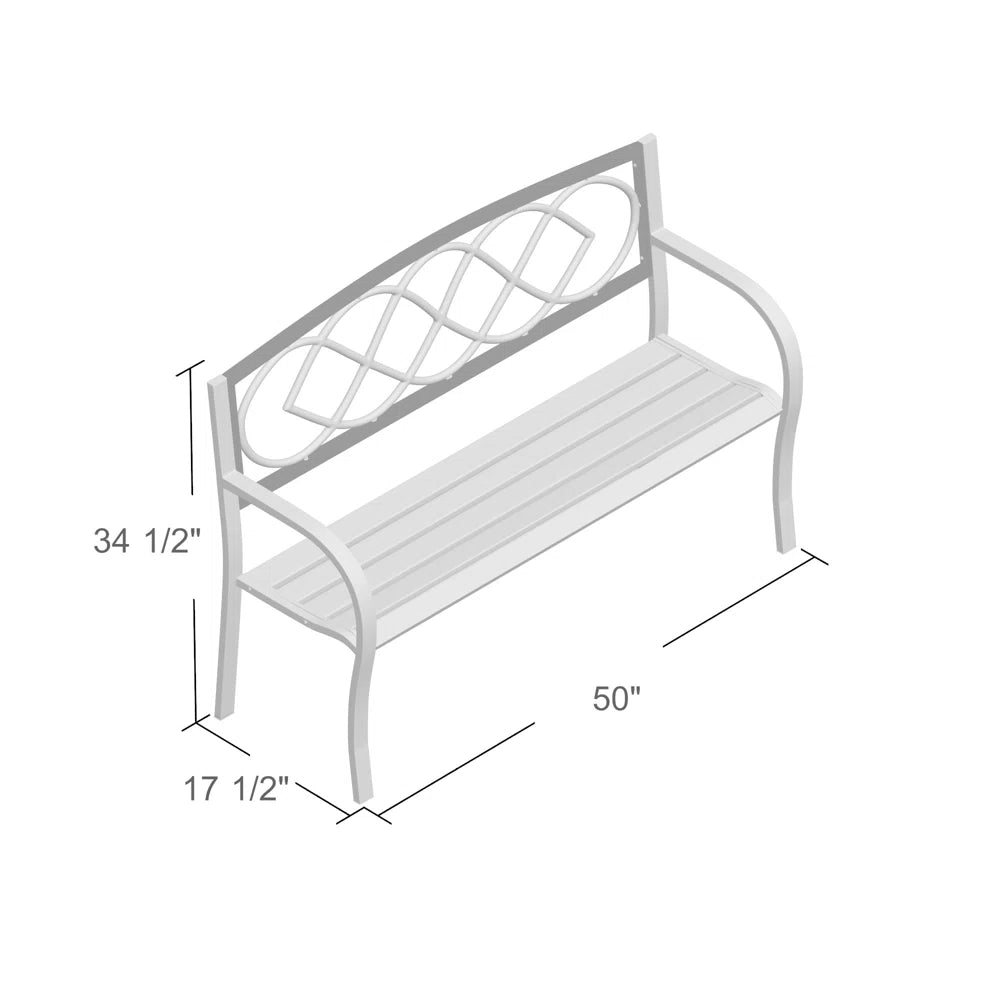 Celtic Knot Garden Bench