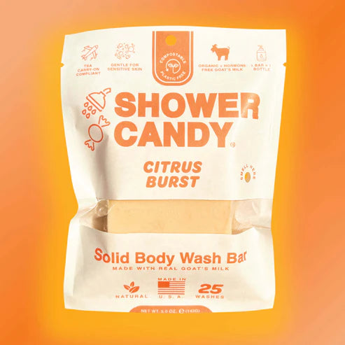 Shower Candy Goat Milk Body Wash Bar - Citrus Burst