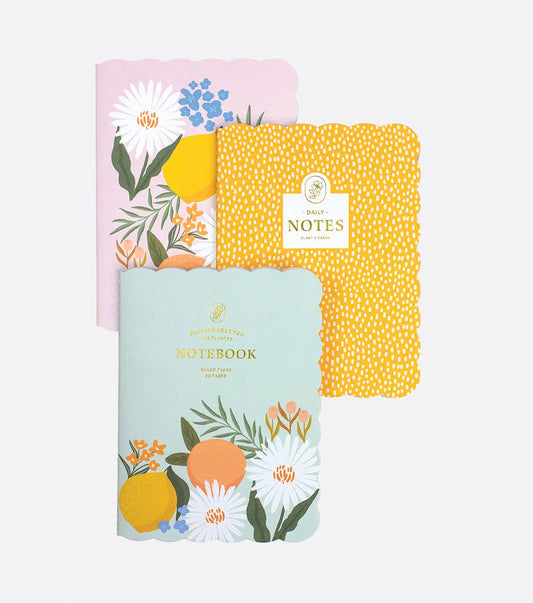 Citrus Florals Journals 3 Pack