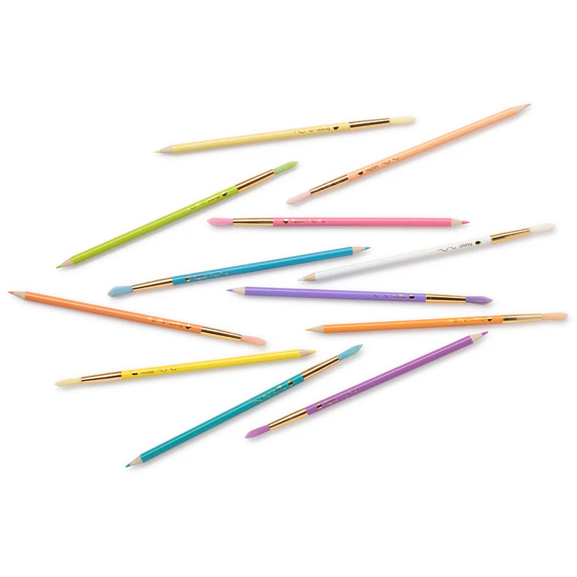 Colorbrush Pastel Watercolor Pencil + Paintbrush