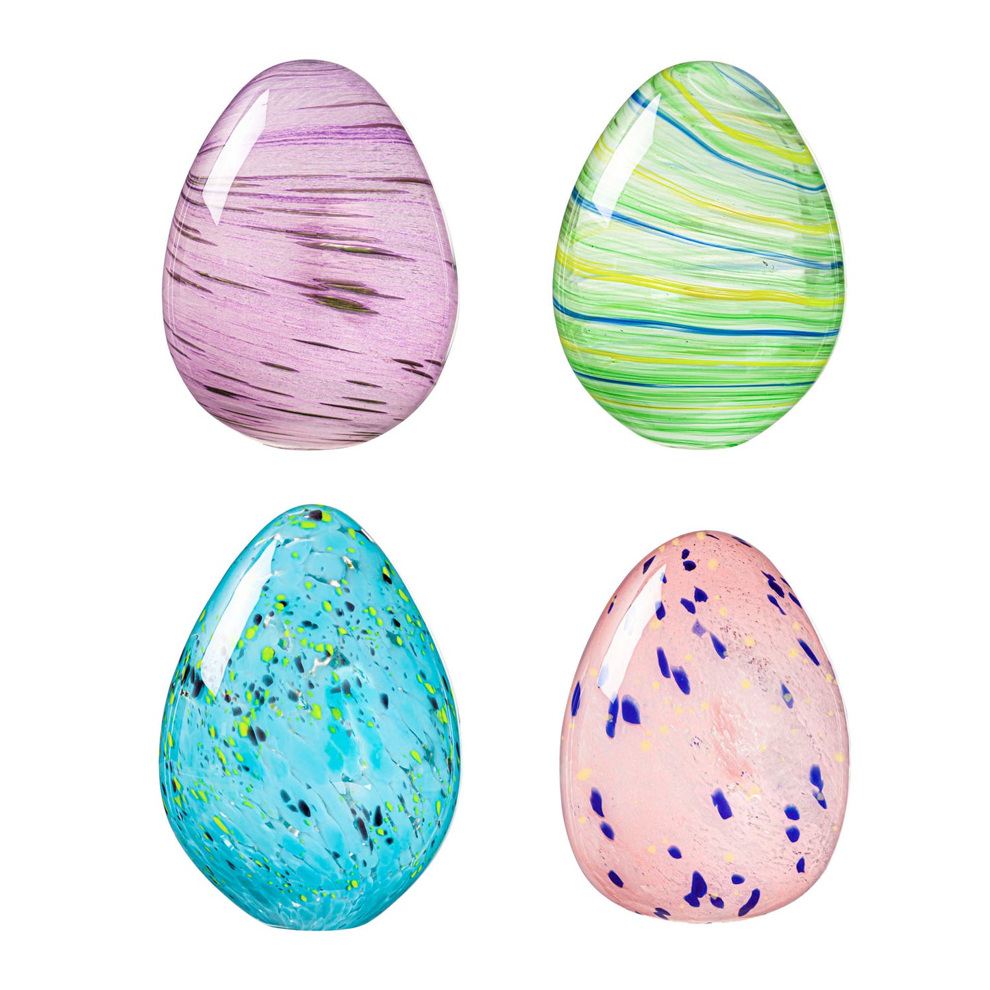 Colorful Glass Easter Egg