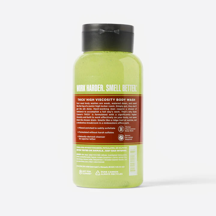 Duke Cannon Thick Body Wash- High Country