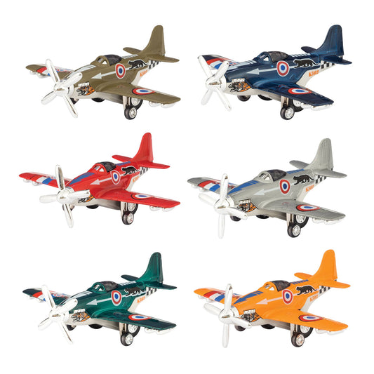 Diecast Airplane Retro Style Children's Toy