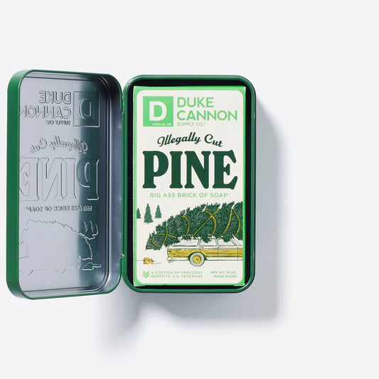 Illegally Cut Pine Holiday Soap Tin