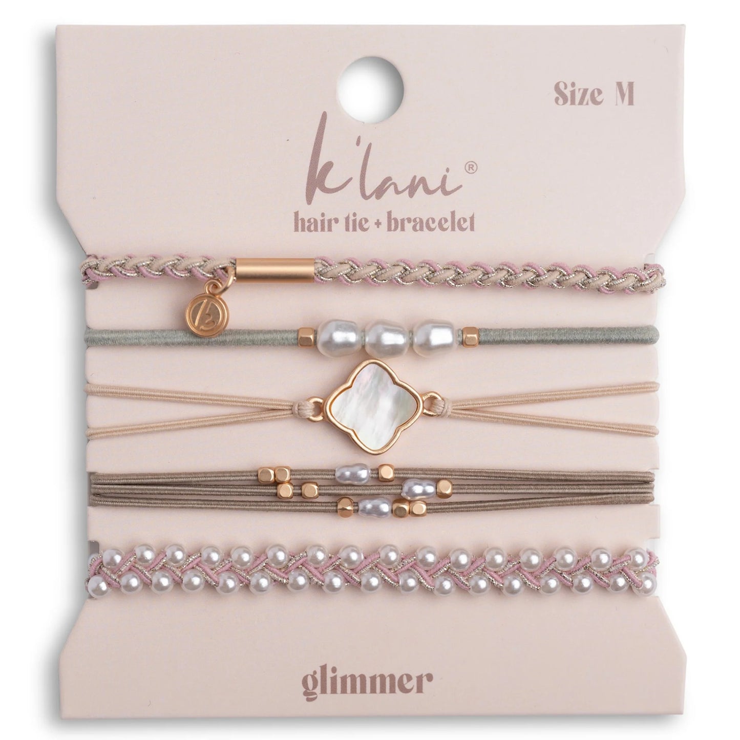 "Glimmer" Hair Tie Bracelets