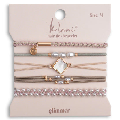 "Glimmer" Hair Tie Bracelets