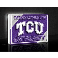Desklite LED Decor, Rectangle, College Football, Texas Christian University