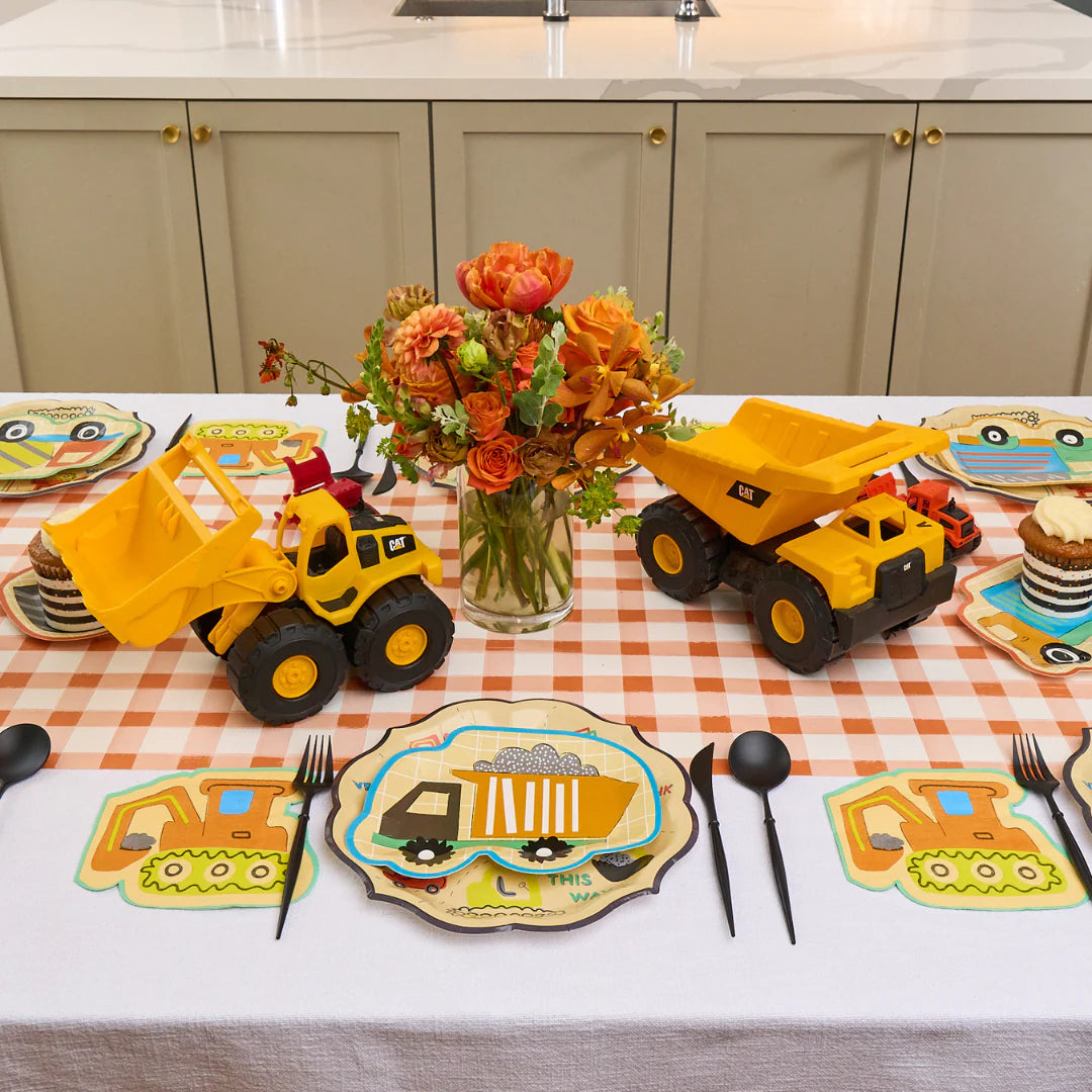 Truck Die Cut Paper Plate