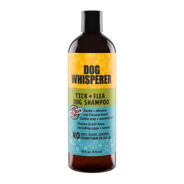 Dog Whisperer Tick + Flea Dog Shampoo - 16 oz.