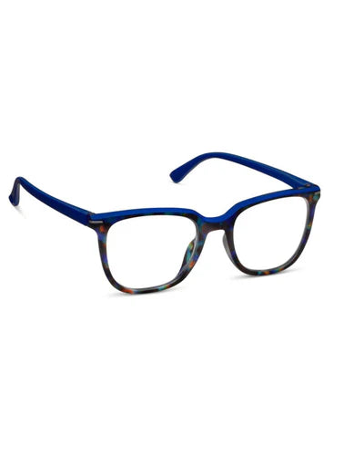 Cobalt Tortoise/Blue Dante Blue Light Reader Glasses by Peepers