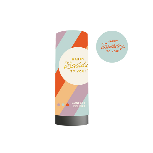 Happy Birthday Confetti Popper