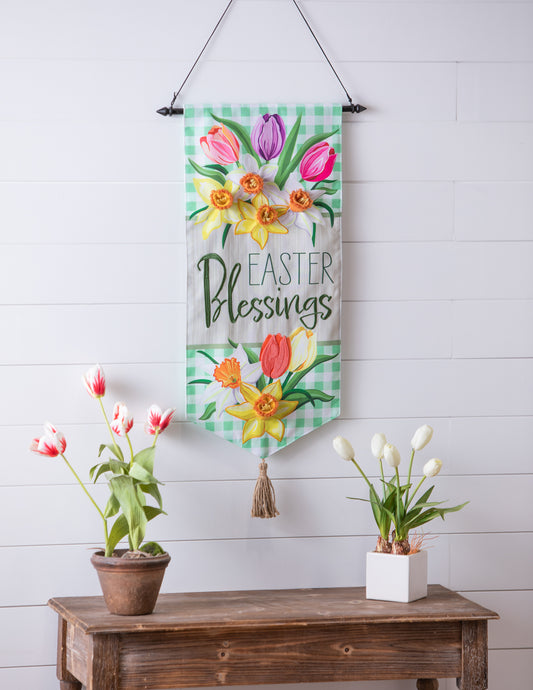 Easter Blessings Everlasting Impression Garden Flag