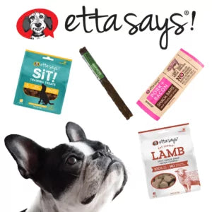 Etta Says! 5" Bakery-Fresh Cookie Crunchers Dog Biscuit Treat - Cheddar & Bacon