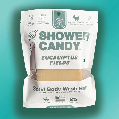 Shower Candy Goat Milk Body Wash Bar - Eucalyptus Fields