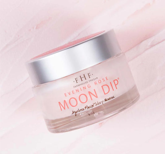 Evening Rose Moon Dip® Ageless Facial Sleep Mousse with Peptides + Retinol