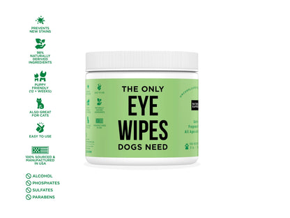 The Only Eye Wipes Dogs Need