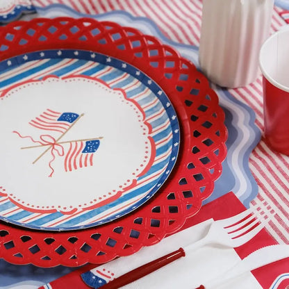 Americana Paper Plates - Set Of 8