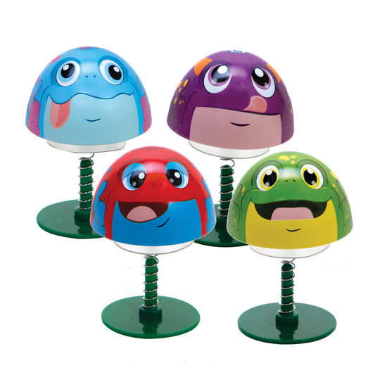 Frog Popper Bobble Head Retro Style Children's Toy