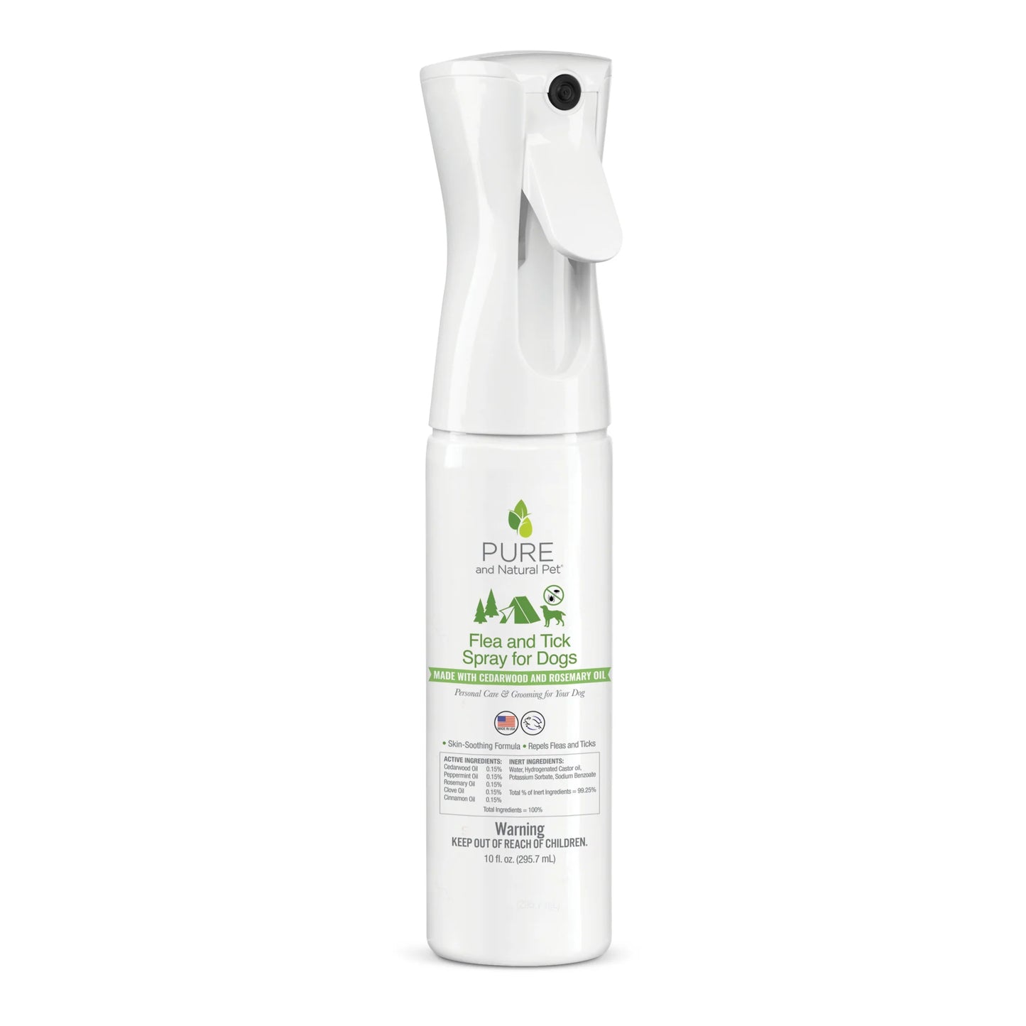 Pure & Natural Flea and Tick Spray for Dogs