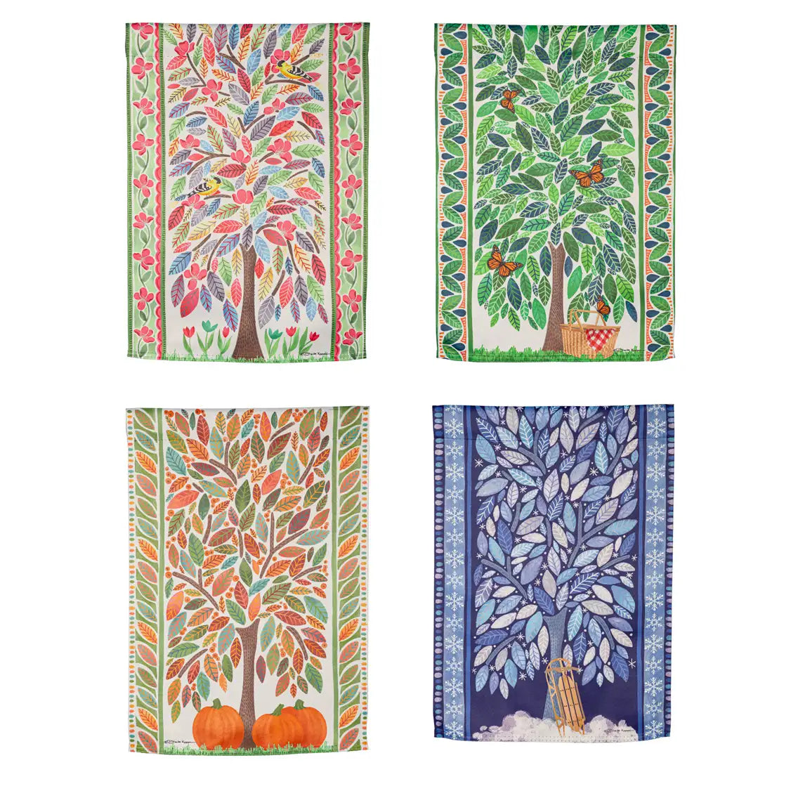 Four Seasons- 4 Pack Garden Flag