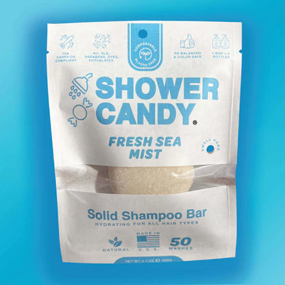 Shower Candy Hydrating Shampoo Bar - Fresh Sea Mist