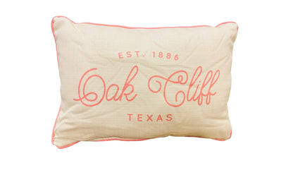 Oak Cliff Texas Throw Pillow