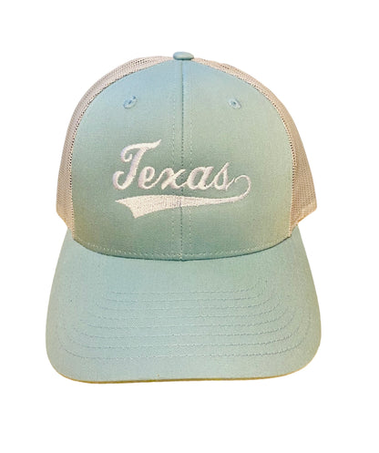 Texas Smoke Blue Snapback Trucker Hat