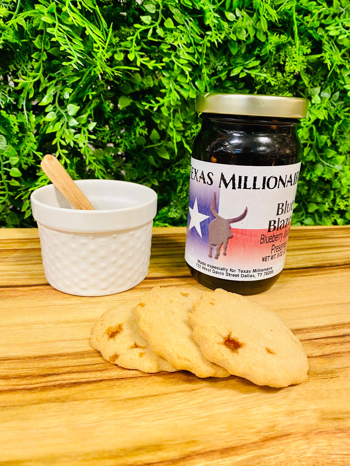 Texas Millionaire Blue Blazes, Blueberry Jalapeno Preserves