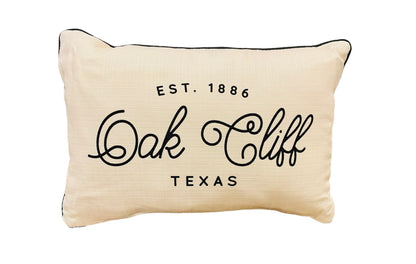 Oak Cliff Texas Throw Pillow