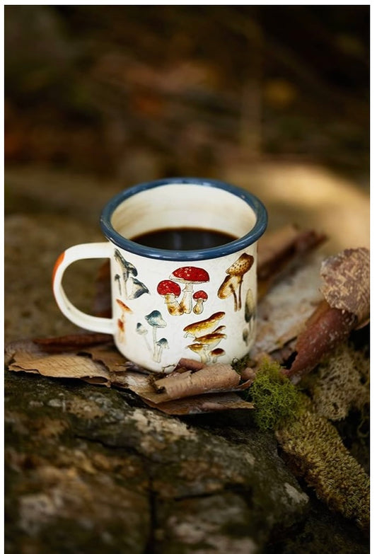 Mushroom Enamel Mug