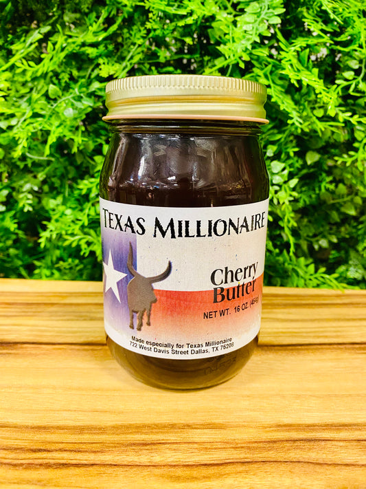 Texas Millionaire Cherry Butter Spread - 16oz
