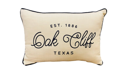 Oak Cliff Texas Throw Pillow