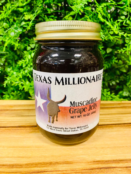 Texas Millionaire Muscadine Grape Jelly - 16oz