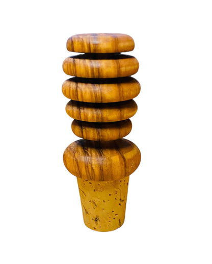 Olive Wood Bottle Stopper