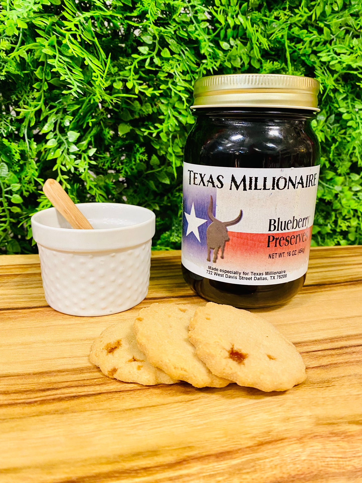 Texas Millionaire Blueberry Preserves - 16oz