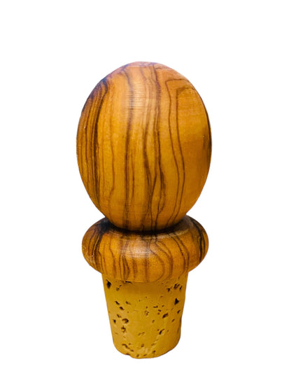 Olive Wood Bottle Stopper