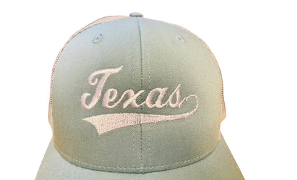 Texas Smoke Blue Snapback Trucker Hat