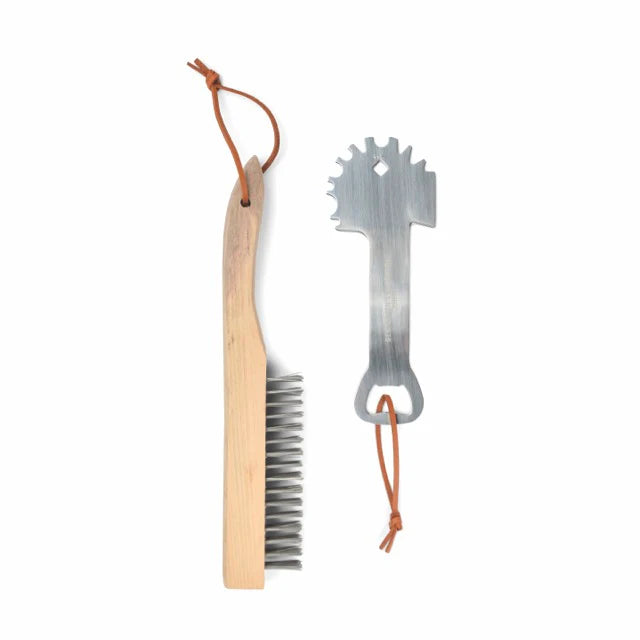 "BBQ Care Kit" Grill Scraper & Wire Brush