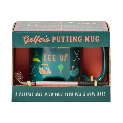 Golf Putting Mug & Pen Set