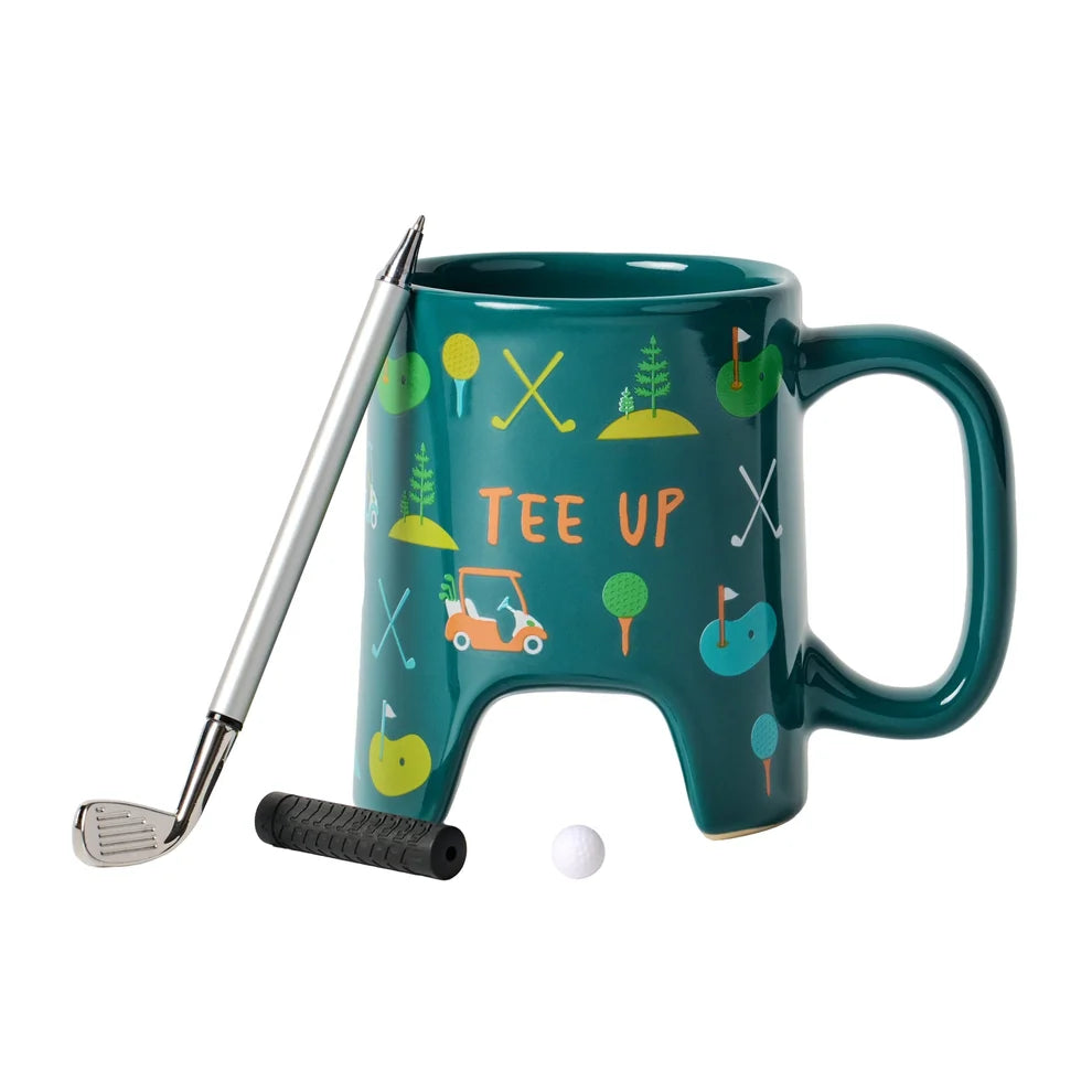 Golf Putting Mug & Pen Set