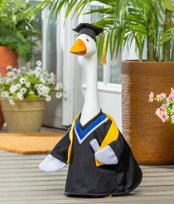Porch Goose Outfit, Graduation Day