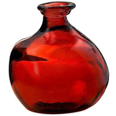 Red Bubble Recycled Glass Balloon Vase