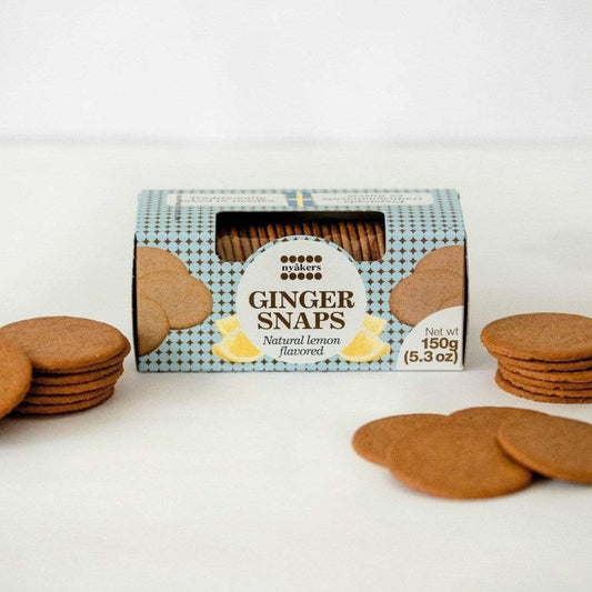 Nyakers Ginger Snaps Lemon Flavor